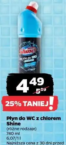 Netto Płyn do WC z chlorem Shine oferta