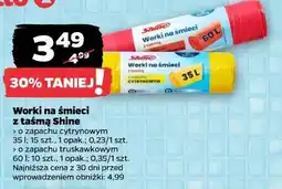 Netto Worki na śmieci z taśmą Shine oferta