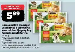 Netto Karma mokra dla psów w saszetce Friskies Adult Purina oferta