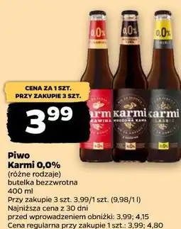 Netto Piwo Karmi 0,0% oferta