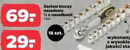Netto TECHLINER Zestaw kluczy nasadowych 1/2 z nasadkami oferta