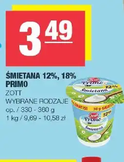 Spar Śmietana 12% Primo oferta