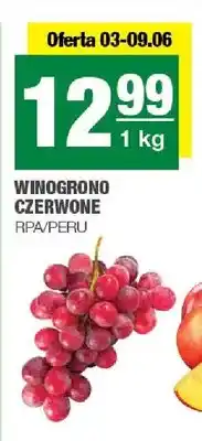 Spar Winogrono czerwone RPA/Peru oferta