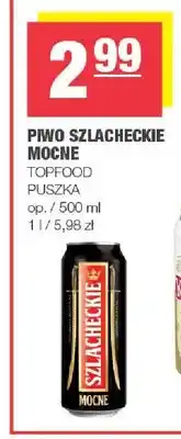 Spar Piwo Szlacheckie Mocne oferta