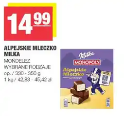 Spar Alpejskie Mleczko Milka oferta
