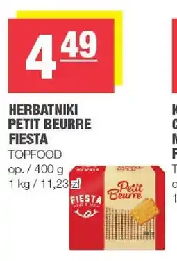 Spar Herbatniki Petit Beurre Fiesta Topfood oferta