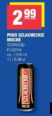 Spar Piwo Szlacheckie Mocne puszka oferta