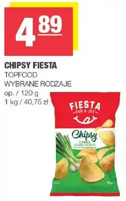 Spar Chipsy o smaku zielonej cebulki Fiesta oferta