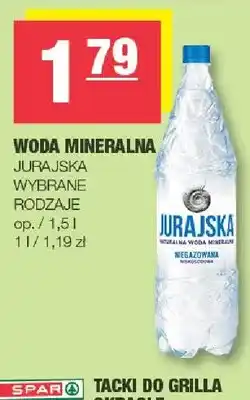 Spar Woda mineralna Jurajska oferta
