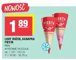 Spar Lody rożek Fiesta waniliowy oferta