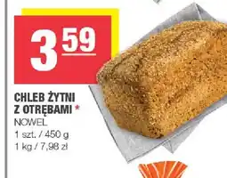 Spar Chleb żytni z otrębami NOWEL oferta