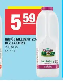 Spar Napój mleczny 2% bez laktozy Piątnica oferta