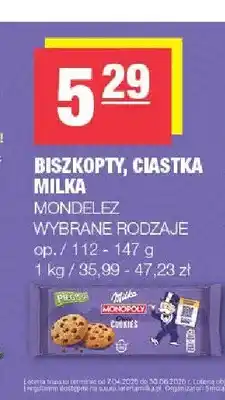 Spar Biszkopty, ciastka Milka Mondelez oferta