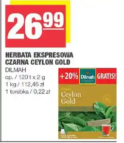 Spar Herbata ekspresowa czarna Ceylon Gold Dilmah oferta