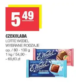 Spar Czekolada Lotte Wedel Mleczna oferta