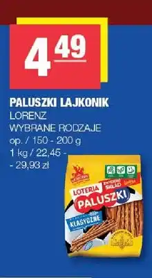 Spar Paluszki Lajkonik Lorenz oferta