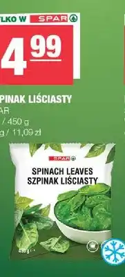 Spar Szpinak liściasty SPAR oferta