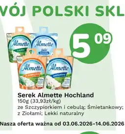 Limonka Serek Almette Hochland Śmietankowy oferta