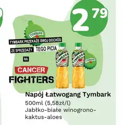 Limonka Napój Łatwogang Tymbark Jabłko-białe winogrono-kaktus-aloes oferta