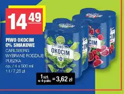 Spar Piwo bezalkoholowe Okocim 0% smakowe 4-pak oferta