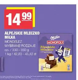 Spar Alpejskie Mleczko Milka Mondelez oferta
