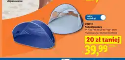 Lidl Namiot plażowy CRIVIT 180x125x83cm oferta