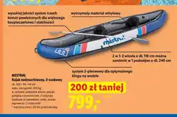 Lidl Kajak nadmuchiwany 2-osobowy MISTRAL oferta