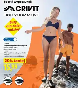 Lidl Buty do wody damskie CRIVIT oferta