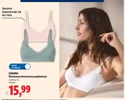 Lidl Biustonosz bezszwowy prążkowany Esmara oferta