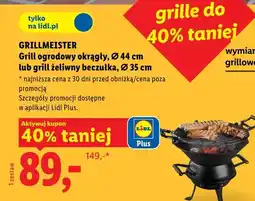 Lidl Grill żeliwny beczułka GRILLMEISTER Ø 35cm oferta