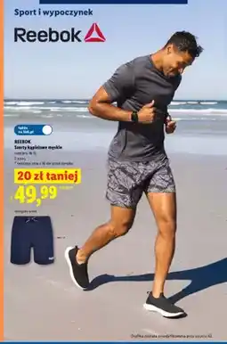 Lidl Szorty kąpielowe męskie Reebok M-XL oferta