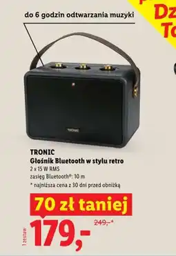 Lidl Głośnik Bluetooth w stylu retro TRONIC oferta