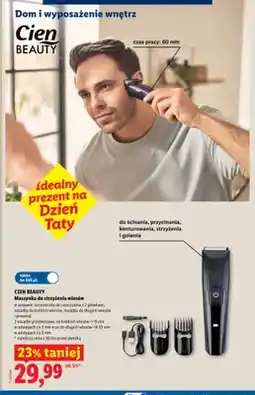 Lidl Maszynka do strzyżenia włosów Cien Beauty oferta