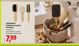 Lidl Bambusowa szczotka do włosów CIEN BEAUTY oferta