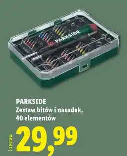 Lidl Zestaw bitów i nasadek PARKSIDE 40 elementów oferta