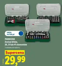 Lidl Zestaw bitów PARKSIDE 26 elementów oferta