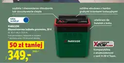 Lidl Akumulatorowa lodówka przenośna 20V PARKSIDE oferta