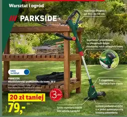 Lidl Akumulatorowa podkaszarka do trawy PARKSIDE 20V oferta