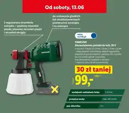 Lidl Akumulatorowy pistolet do farb PARKSIDE 20V oferta