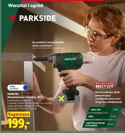 Lidl Akumulatorowa nitownica 20V PARKSIDE oferta