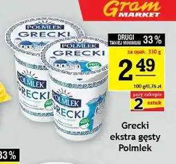 Gram Market Jogurt Grecki ekstra gęsty Polmlek oferta