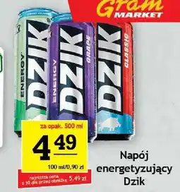 Gram Market Napój energetyzujący Dzik Zero oferta