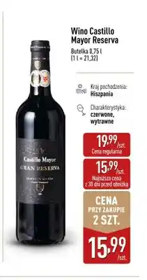 ALDI Wino Castillo Mayor Reserva oferta