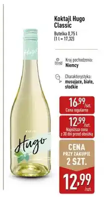 ALDI Koktajl Hugo Classic musujące białe słodkie Niemcy oferta