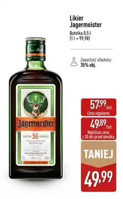 ALDI Likier Jagermeister oferta