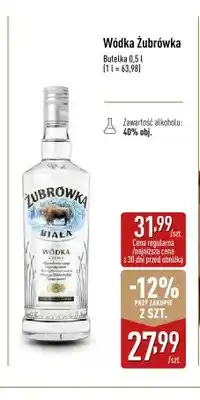 ALDI Wódka Żubrówka Biała oferta