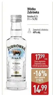 ALDI Wódka Żubrówka oferta