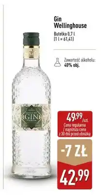ALDI Gin Wellinghouse oferta
