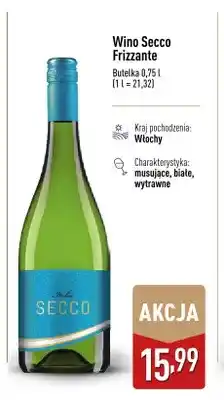 ALDI Wino Secco Frizzante musujące białe wytrawne Włochy oferta