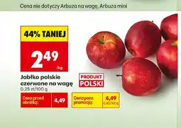 Biedronka Jabłko czerwone polskie na wagę oferta